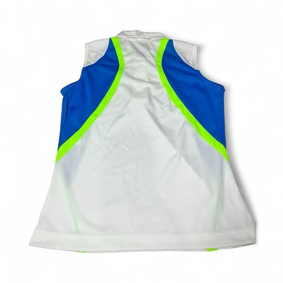 Women's Nike Fit Dry 1/4 Zip Pointed Collar Sleeveless Golf Shirt size S NWT's - Picture 2 of 7